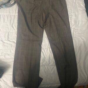 NWT Brooks Brothers- woman's Brown Plaid Dress Pants size 12